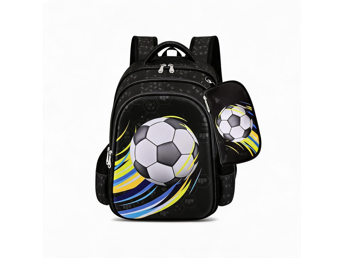 Mochila De Estudante 3d Casca Rígida, Leve, Suporte Lombar, 16 Polegadas Com Estojo Incluído