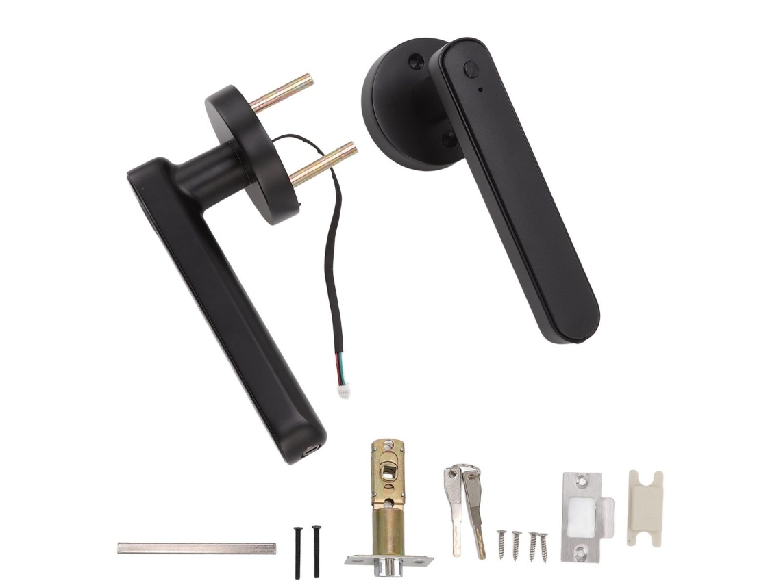 Lurelia Fechadura Inteligente Wi-fi Tuya Com Impressão Digital, Código, Cartão E Chave, 6,2 Cm, 2,4 Polegadas, 60mm