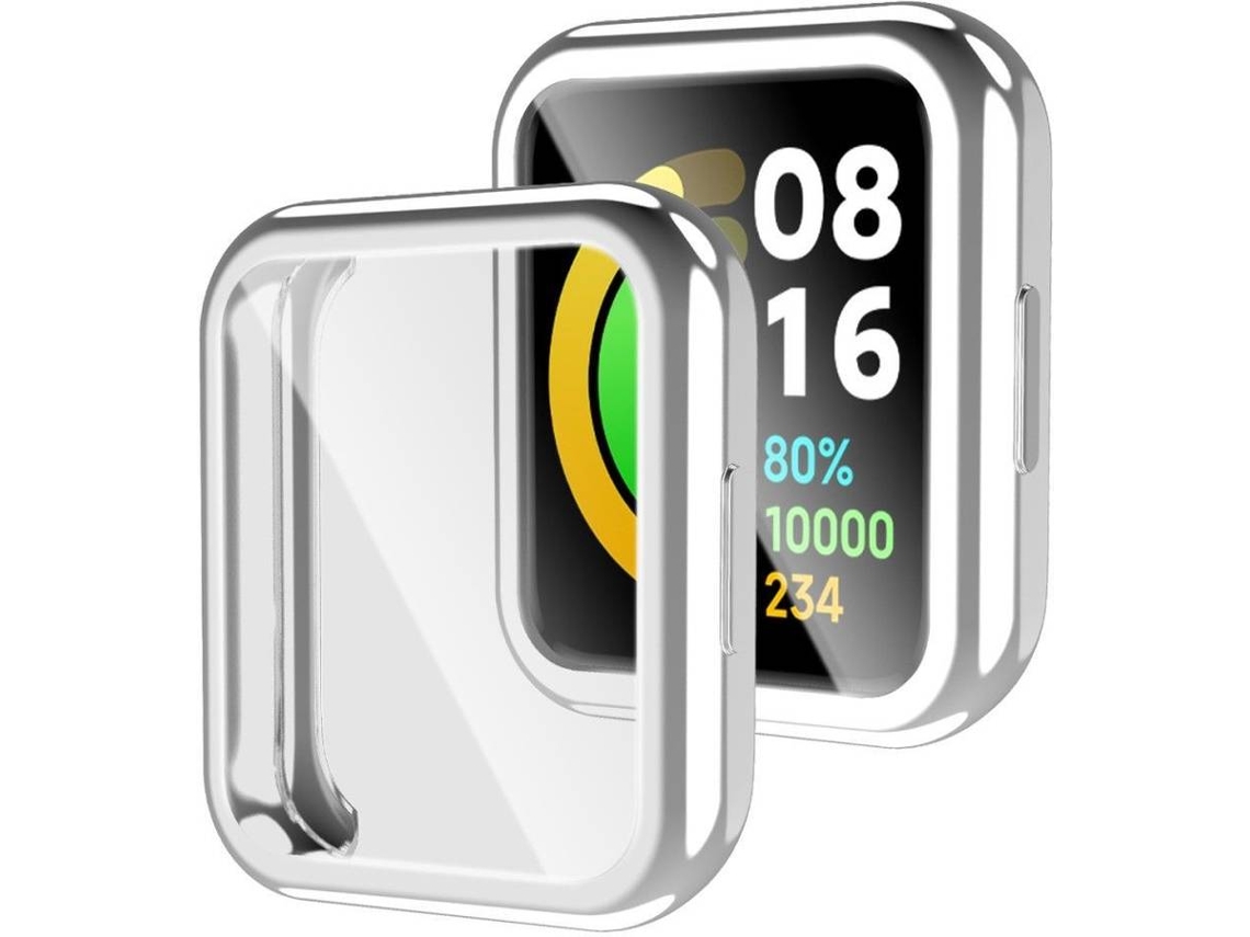Capa Xiaomi Redmi Watch 2 HFS HOUSE FullBody (Prateado)