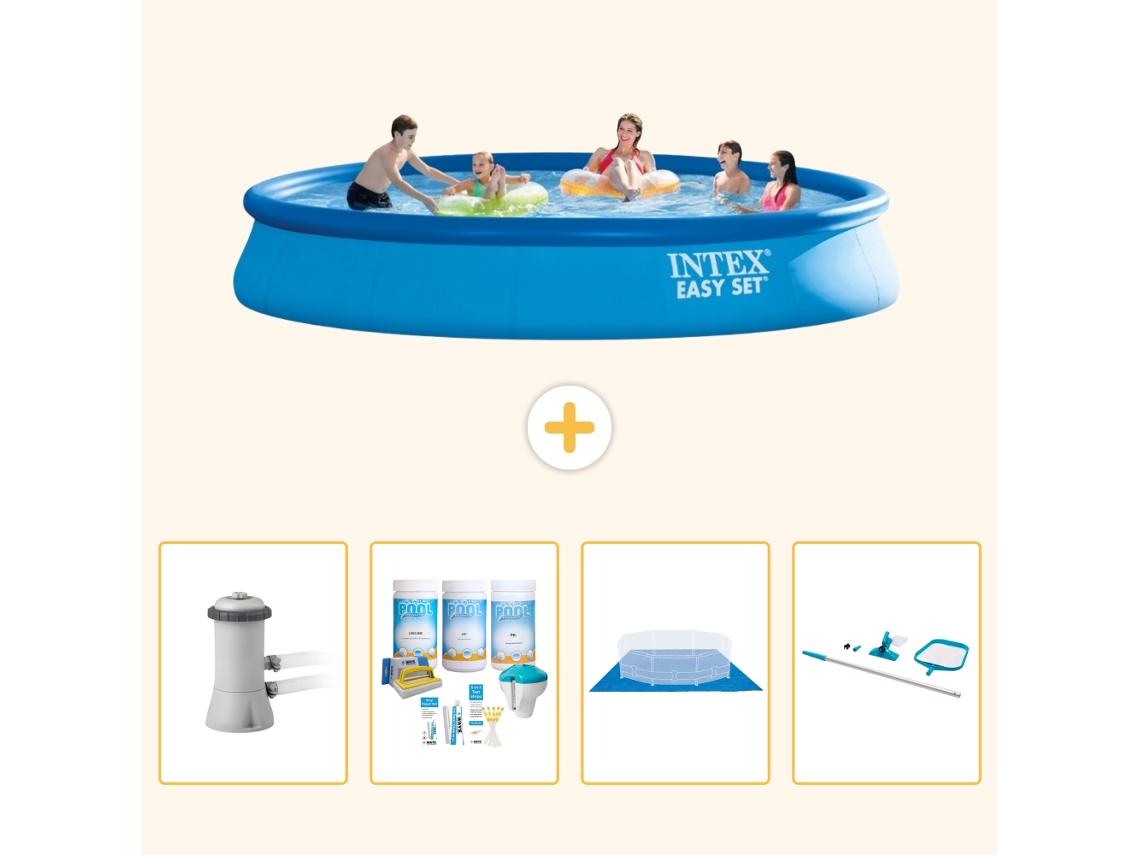 Intex Piscina Easy Set Redonda - 457x84 Cm - 5-peças S20947