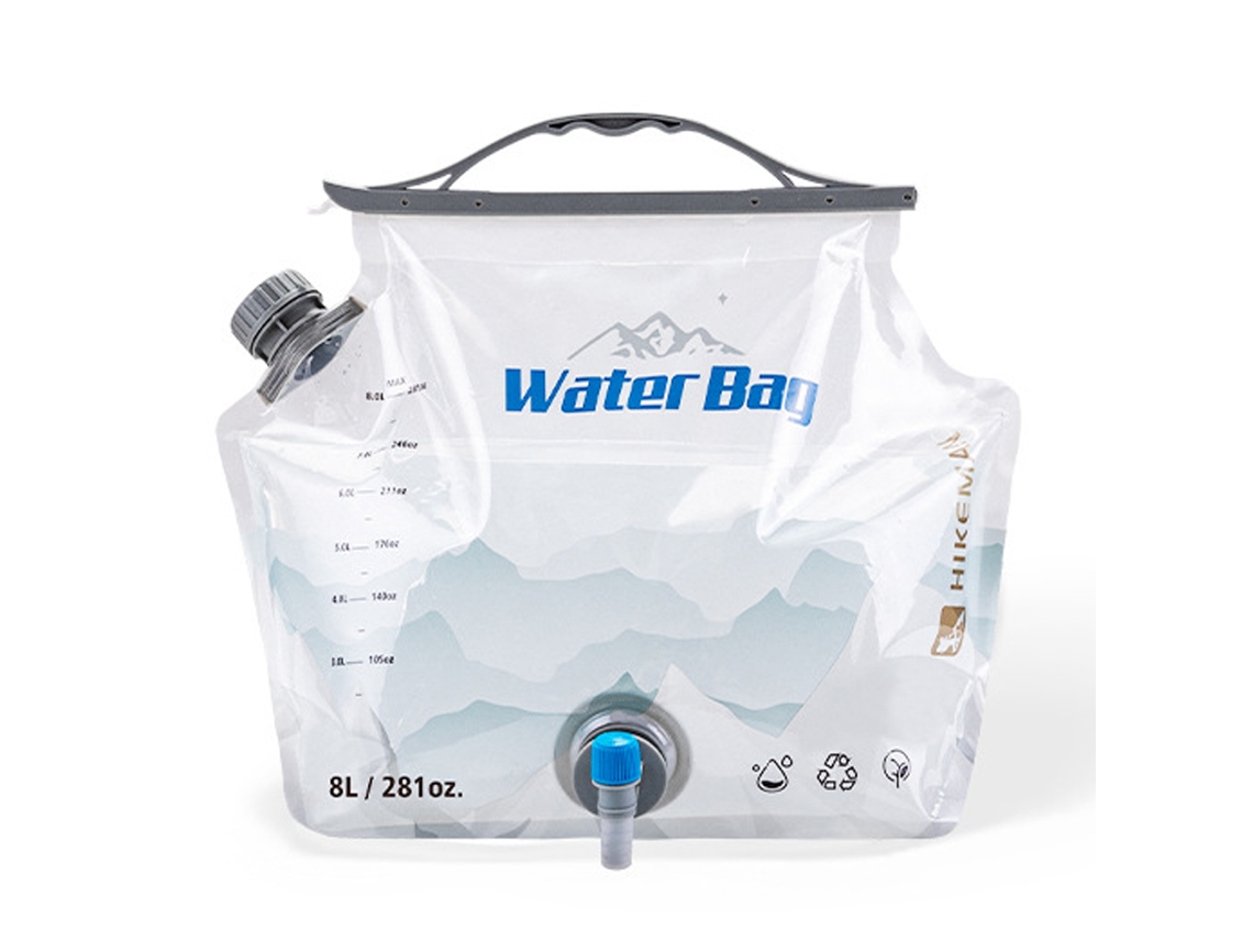 Business Saco de Água para Camping 8l Grande Capacidade com Torneira Plegável | S/MARCA