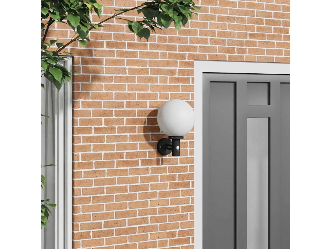 Vidaxl Luz De Parede Para Exterior Preto 28 X 25 X 38 Cm