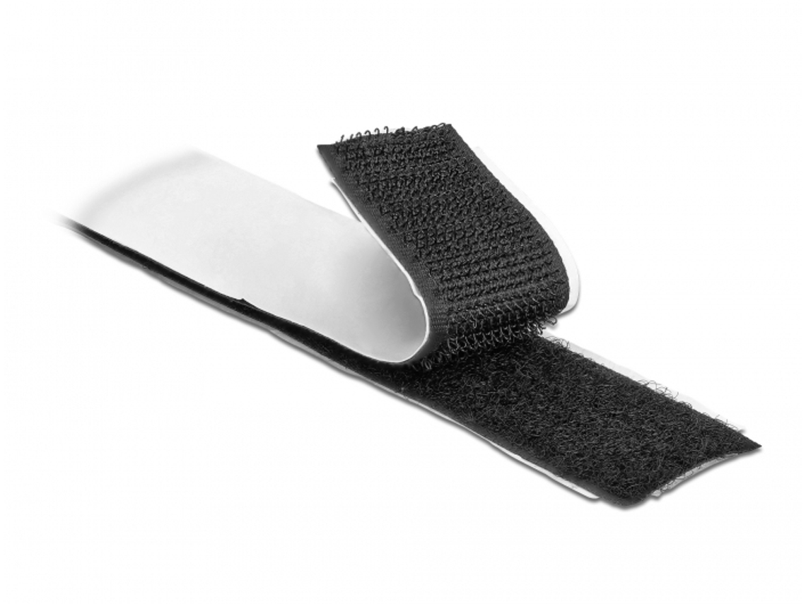 19060 Velcro Plástico Preto Branco 1 Unidades