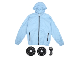Chaqueta Refrigerante Com 2 Ventiladores Ajustáveis 3 Níveis Para Clima Quente M