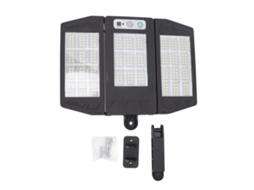 Lâmpada Solar de Rua IP65 264 LEDs com Sensor de Corpo Humano | S/MARCA