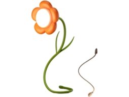 Abajur De Mesa Em Formato Flor – Luminária Ajustável 3