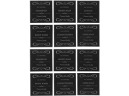 Suportes Autoadesivos Para Varão De Cortina De Chuveiro, 8 Peças, Suporte Transparente Para Varão De Cortina, Sem