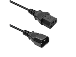 Cabo De Alimentação Qoltec Iec C13 C14 Para Computador E Servidor, 1,8 M, 3x1