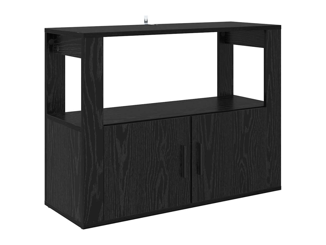 Buffet Carvalho Preto 80x30x60 cm Madeira Processada MAISON EXCLUSIVE
