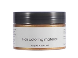 Massa Tintura Descartável Para Cabelo 120ml Creme Modelador Colorido Sem Óleo Com Extractos Vegetais (amarelo)