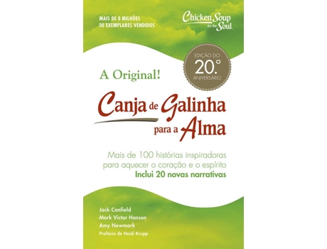 Livro Canja de Galinha para a Alma de Jack Canfield (Português - 2018)