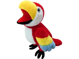 Fantoche De Papagaio Com Bico Móvel, Brinquedo Pelúcia Interativo