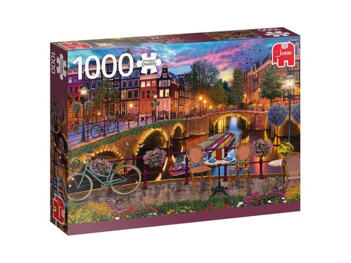 Premium Collection Amsterdam Canals 1000 Pcs Puzzle 1000 Peças