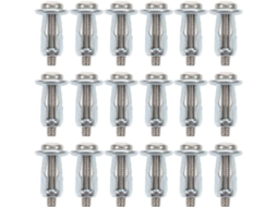 Conjunto De 20 Insertos Roscados Aço Inoxidável Toddmomy, Resistência