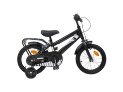 Vidaxl Bicicleta Infantil 14 Polegadas Para 3 A 5 Anos Preto