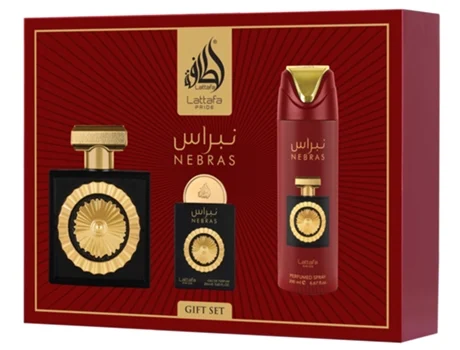 Coffret Cadeau Nebras Lattafa Pride (3 Peças)