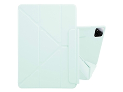 Capa de couro Webake para tablet com deformação magnética e fivela fixa