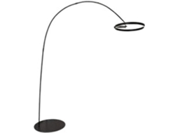 Luminária de Pesca Nordic Circle, Moderna, em Ferro Forjado, com Iluminação Led. SFUSHOS