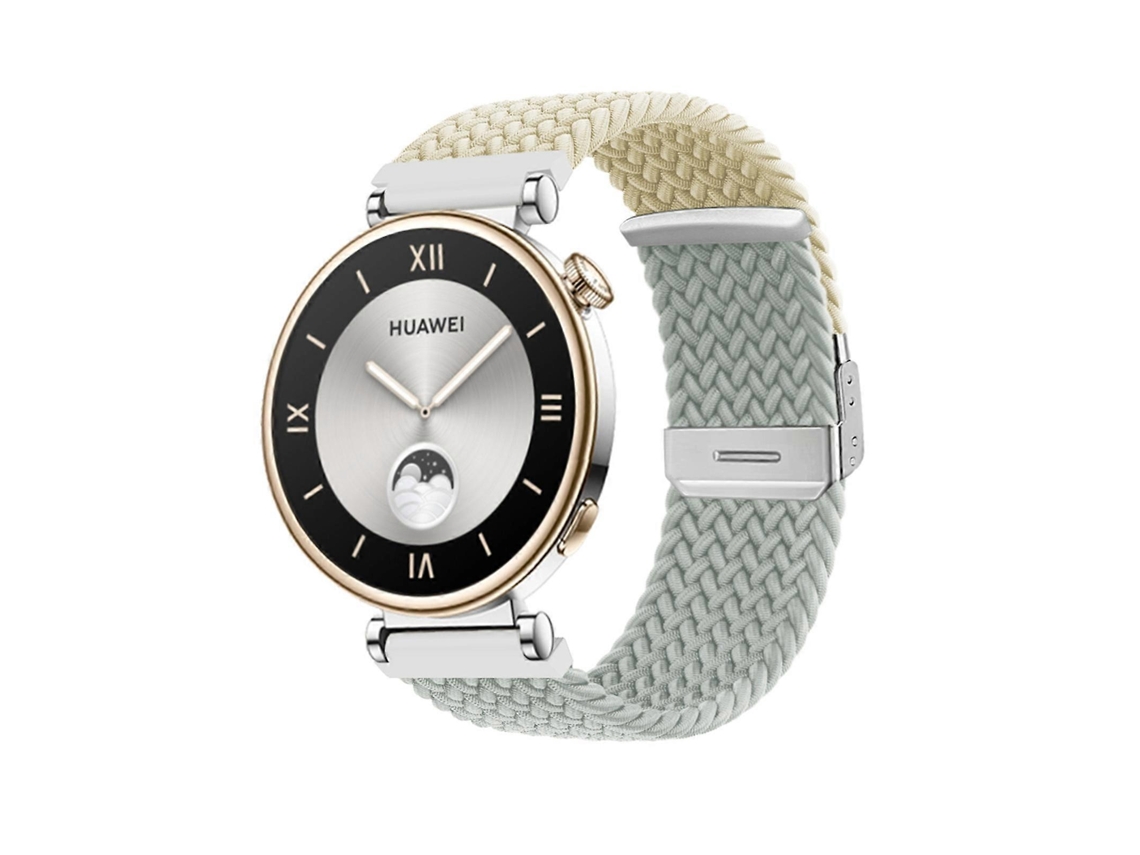 Pulseira De Nylon Trançado Com Fivela Integrada Para Huawei Watch Gt4 41mm