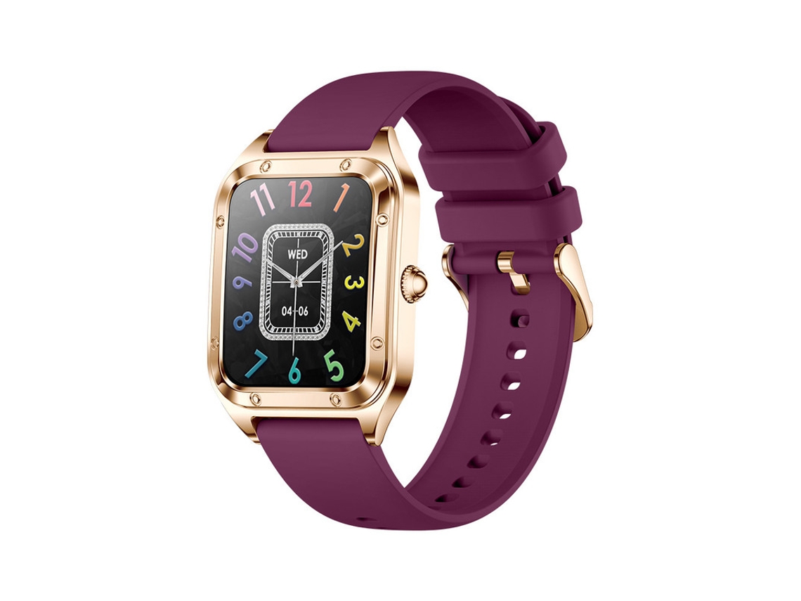 Smart Watch Da Aptidão Do À Prova de Água Ip67 Roxo GODTVAGT