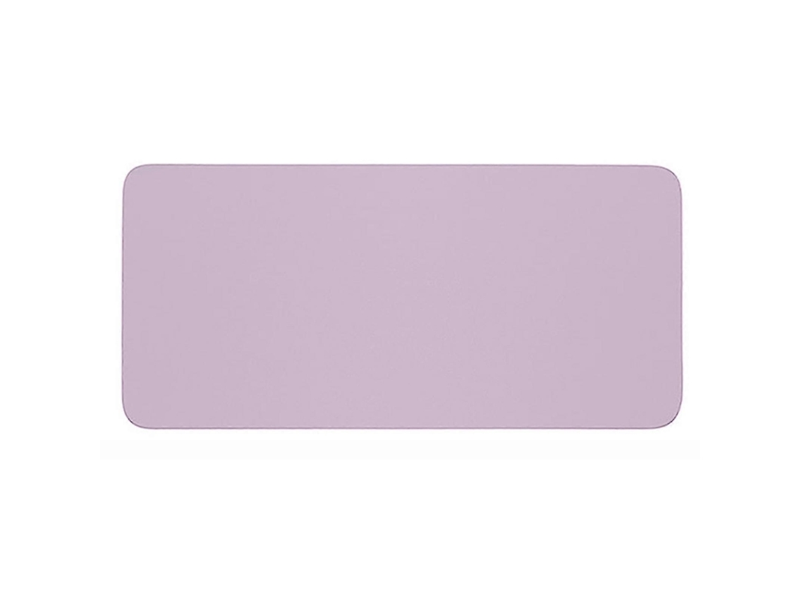 Mousepad Grande Antiderrapante E Grosso Em Pvc, Impermeável, Portátil E Dobrável, Cor Sólida, Para Jogos E Laptops Xindaren Roxo Claro Brilvibera