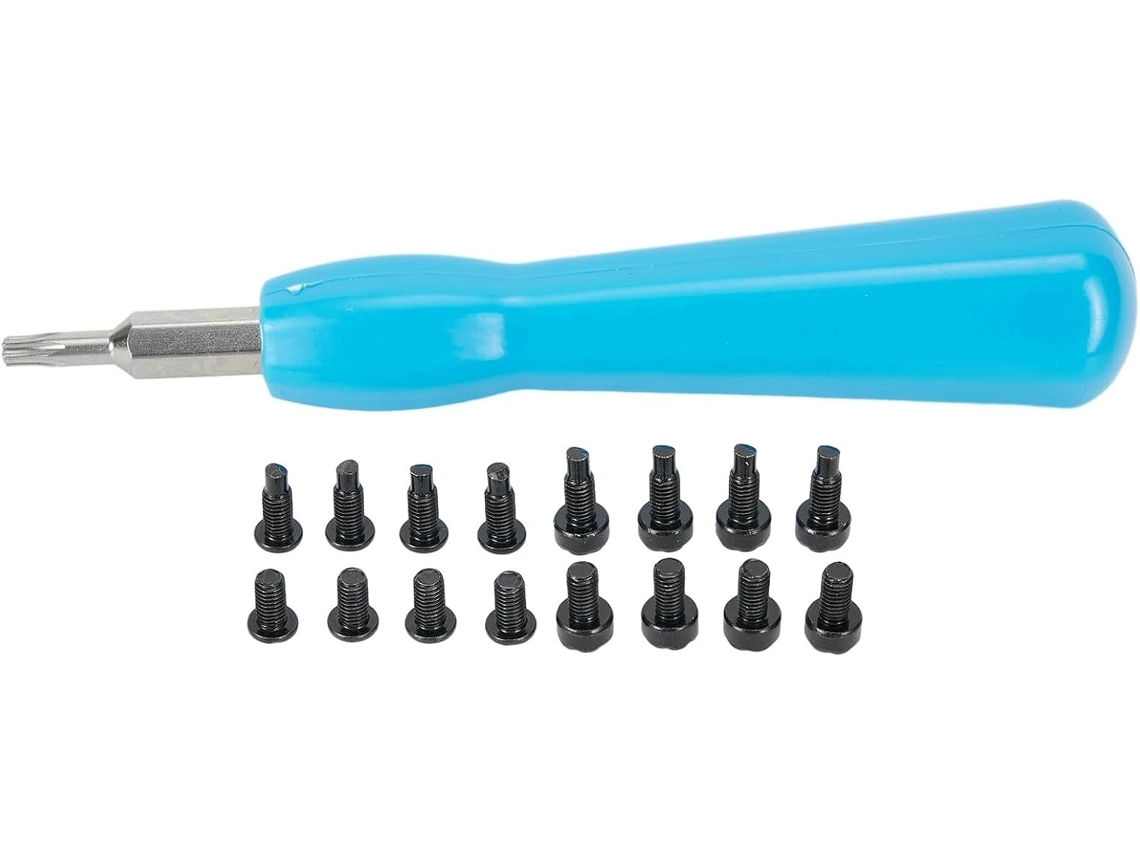 Kit De Fuso Segurança Reposição Campainhas Ring, Set De Fuso Aço Carbono Com Chave Fenda Ponta Dupla