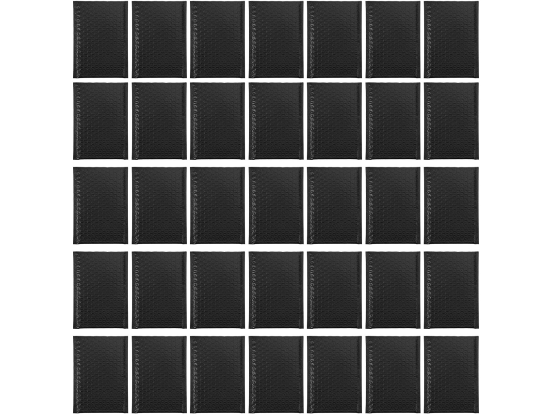 Lote De 50 Envelopes Bulles Noires: 21,1 X 13 Cm Expedição Impressos E Autoadesivos Para Uma Segura Ideais Um