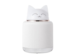 Umidificador Ultrassônico Cat Para Crianças Usb 2 Cores Bestvite Branco