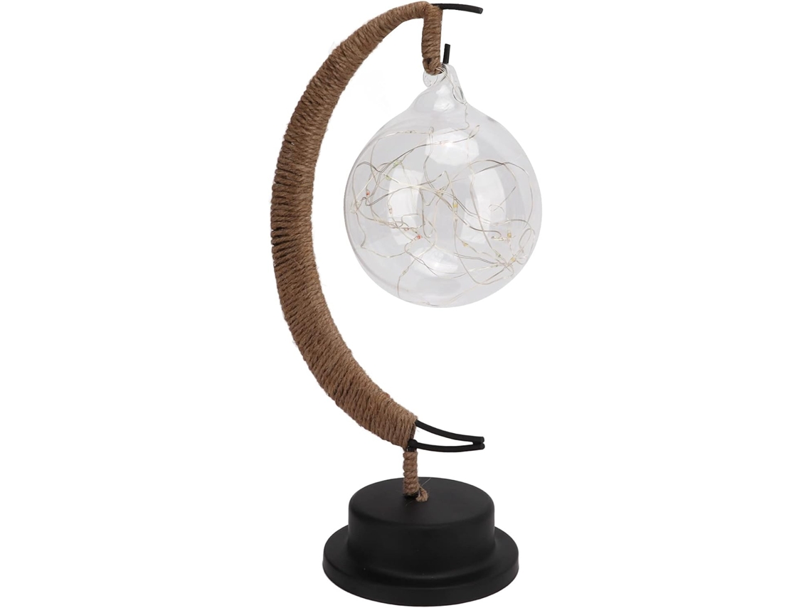 Luminária Noturna Lua, Resistente E Durável, Lâmpada Led Em Formato De