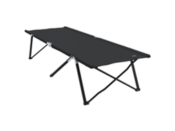 Conjunto 1 Cama De Camping Vidaxl Preto Oxford (206 X 76 X 74 Cm)