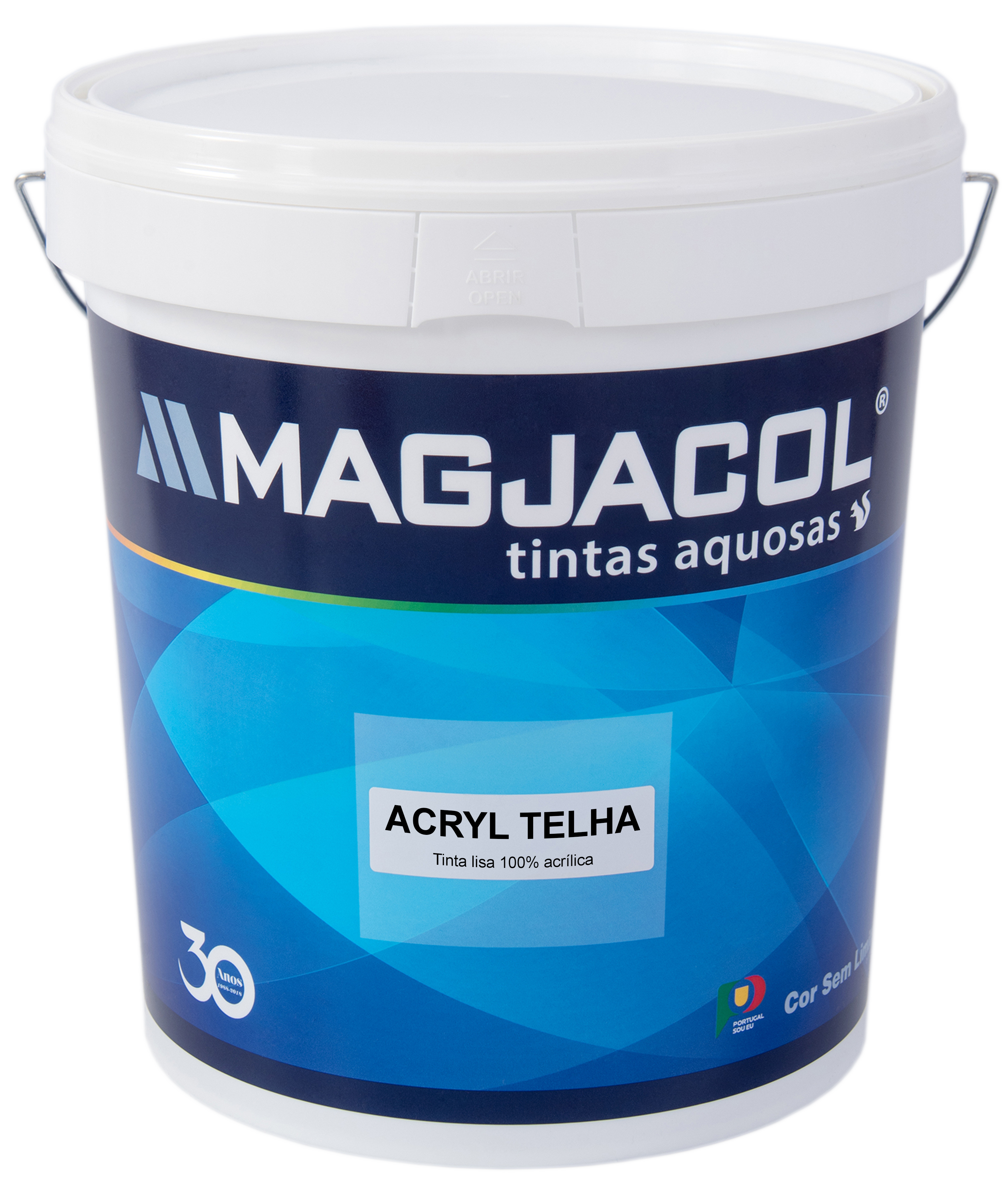 Tinta 100% Acrílica para Telhados MAGJACOL Acryl Telha 15L