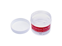 Gel adesivo transparente para museus, 150ml, reutilizável, para exposições.
