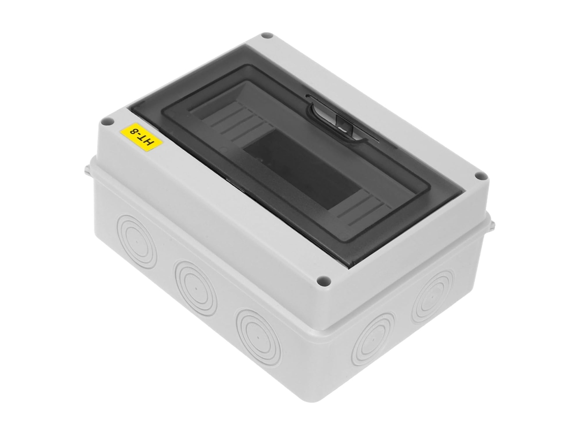 Caixa Elétrica Impermeável Em Abs Branco Para Camping E Viagens.