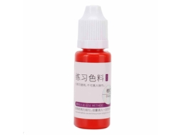 Pigmento De Tatuagem Semipermanente 15ml Para Sobrancelha E Lábios Microblading Ink Vermelho Laranja