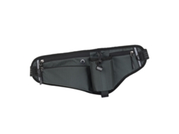 Bolsa Cintura Para Corrida Ajustável Com Suporte Para Garrafa De Água E Bolsos Zipper