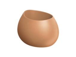 Vaso De Flores Rotomoldado Em Terracota Evolia Da Well Home, 60x50x38