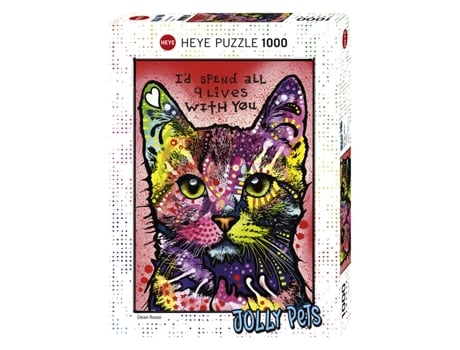 Puzzle 1000 peças Russo, 9 Lives (Idade minima recomendada: 9 anos)