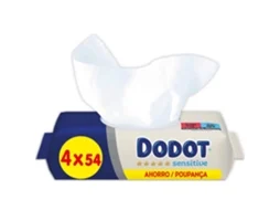 Toalhitas Bebé Sensitive DODOT emb. 216 un (4 x 54 un)