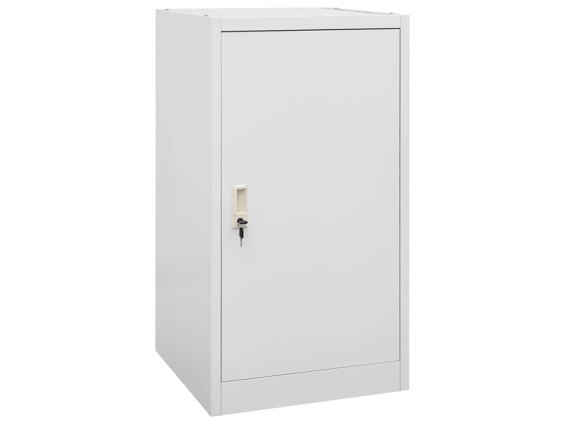 Vidaxl Armário Para Selas 53x53x105 Cm Aço Cinza-claro