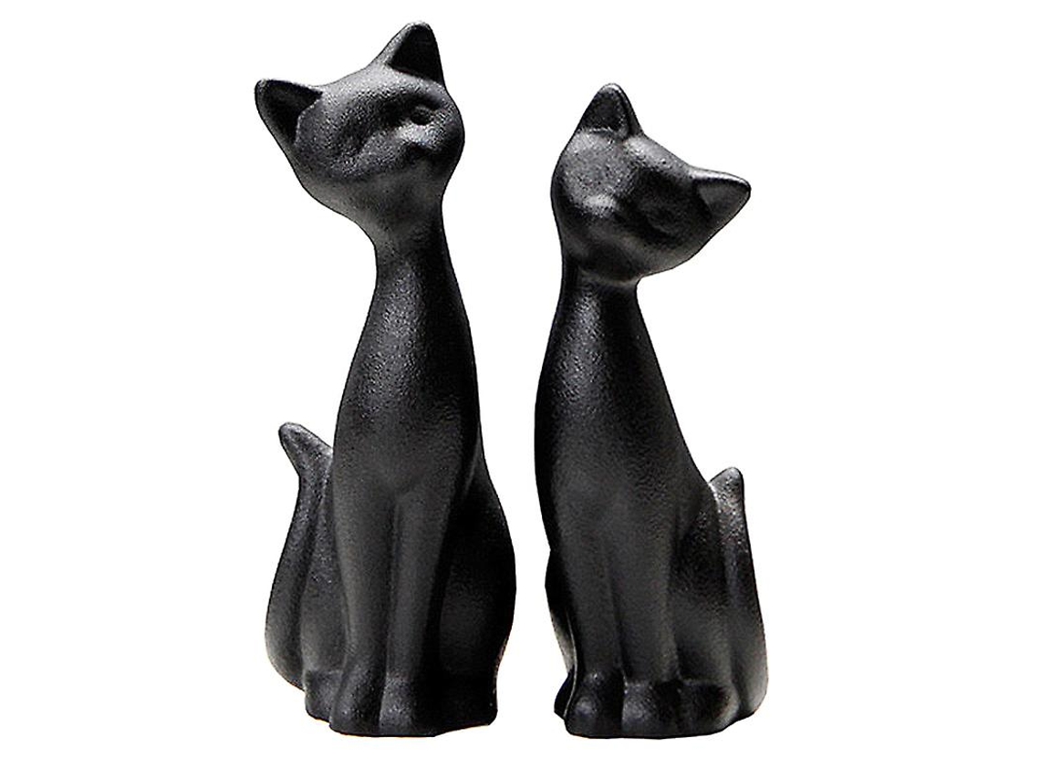 2Un Estatuetas de Gato ALLINLESS