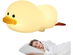 Luminária Em Formato De Pato Com Regulador Intensidade Por Toque E