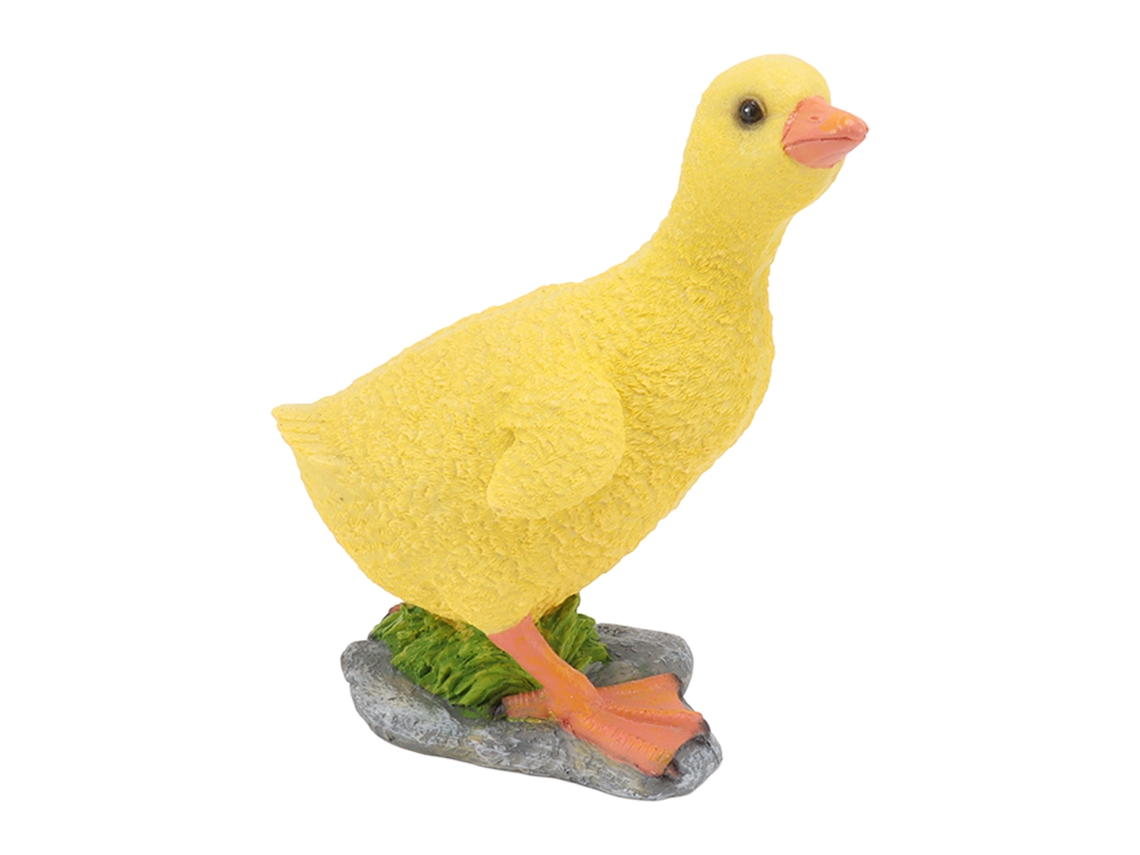 Estátua De Pato Cute De Jardim De Resina Para Exterior E Pátio