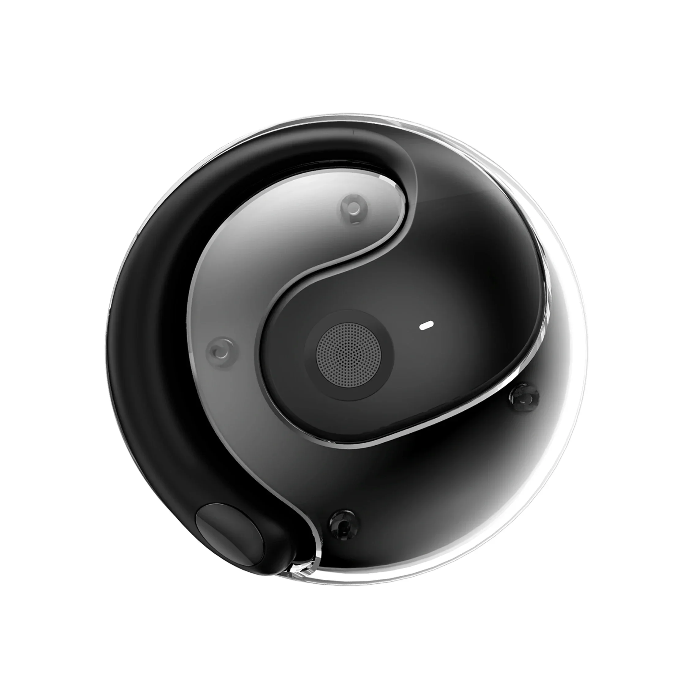 FONES DE OUVIDO sem fio MDUG com microfone, som estéreo HiFi, à prova d'água (preto)