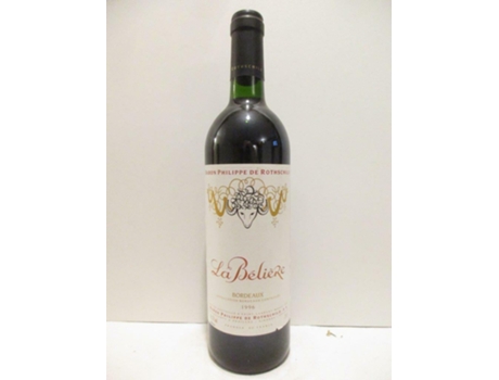 Vinho Tinto LA BÉLIÈRE 1996 (75 cl - 1 unidade)