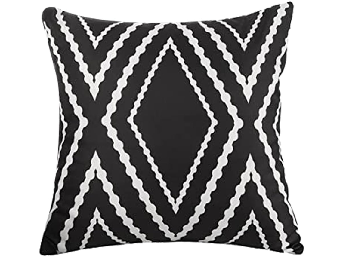 Capa de Almofada para Sofá 45x45cm Feita Poliéster com Estampa Geométrica. Fácil Cuidar, Cama e CHABERLU