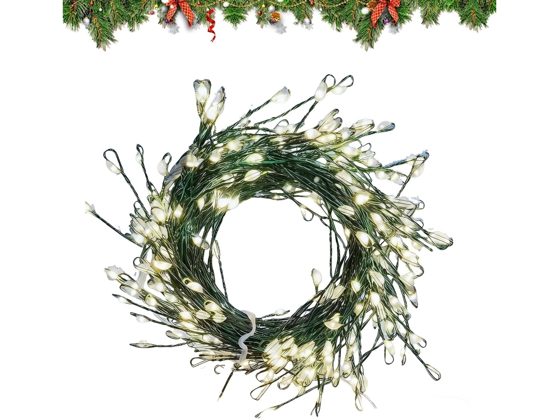 Cordão De Luzes Natal Led 3 Metros Com 8 Modos Iluminação E