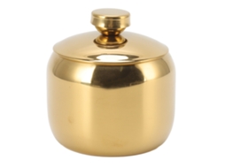 Pot de Tempero Inox Dourado com Tampa LAXISCREED