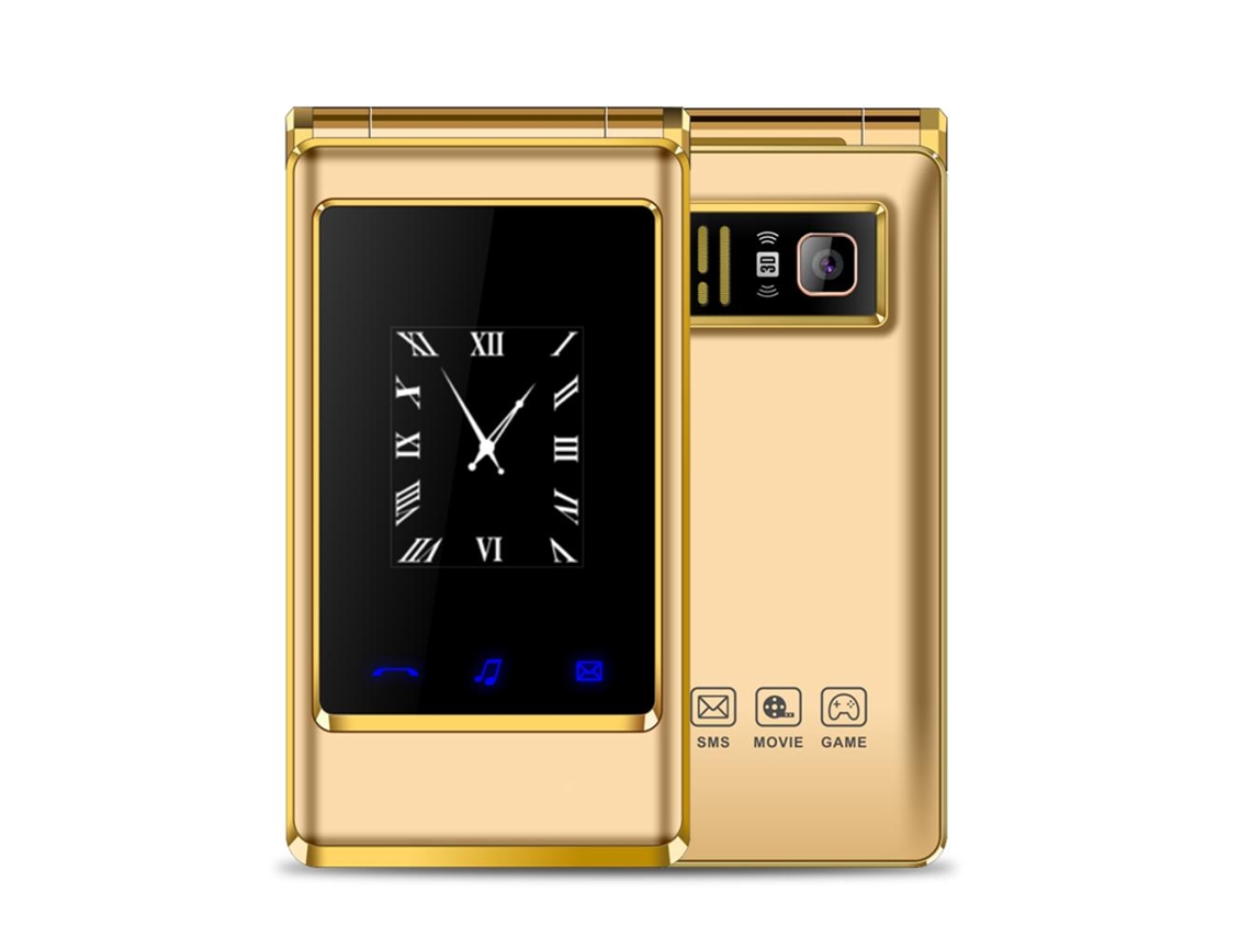 Telefone Flip Senior LAXISCREED Duplo e Bateria 6800ah