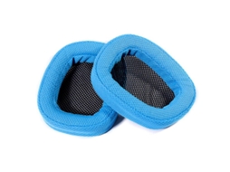 Almofadas Zruxe Para Auscultadores Logitech G433/g233/g Pro (2 Unidades, Azul Claro, Rede)
