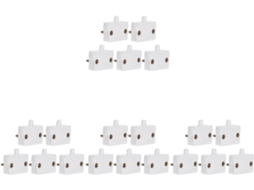Conjunto de 20 Interruptores de Botão para Iluminação de Portas Normalmente Fechadas em Armários e Gabinetes SFUSHOS